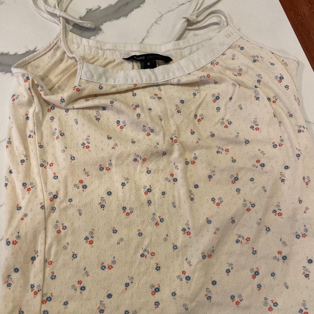 Floral Marc Jacobs top w ties